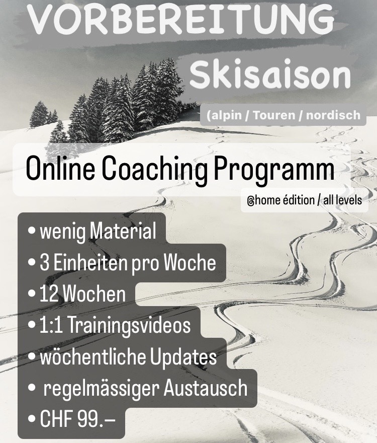 Vorbereitung Skisaison (alpin / SkiMo / nordisch)